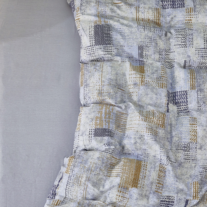 91家纺网 家纺一手货源 找家纺 雲归梦 2025新款全棉火山磨毛精梳棉生态磨毛纯棉四件套 情歌 灰