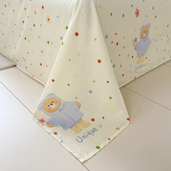 91家纺网 家纺一手货源 找家纺 （总）尚帛 2025新款全棉印花四件套单品系列-单床单