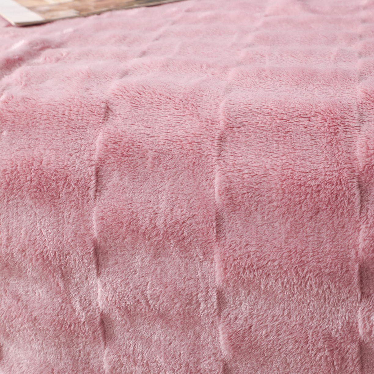 91家纺网 家纺一手货源 找家纺 （总）梦洋家纺 2025新款双面兔毛绒毛毯