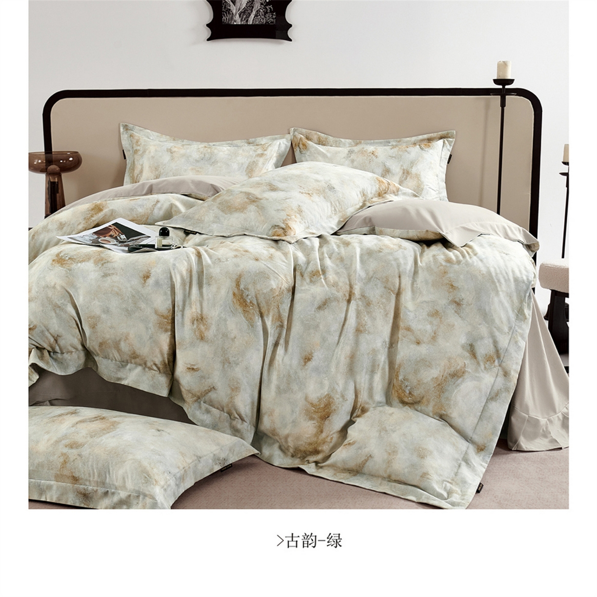 91家纺网 家纺一手货源 找家纺 （总）芯丝路枕业  2025新款全棉印花磨毛工艺款四件套