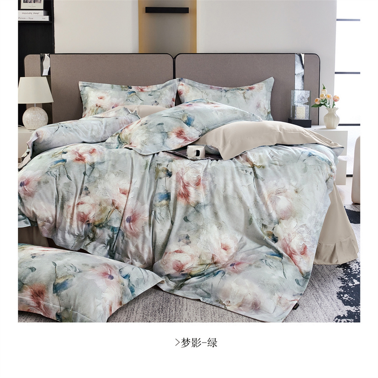 91家纺网 家纺一手货源 找家纺 （总）芯丝路枕业  2025新款全棉印花磨毛工艺款四件套