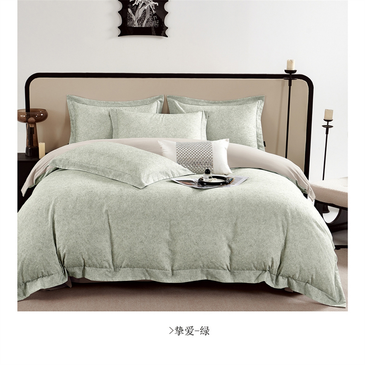 91家纺网 家纺一手货源 找家纺 （总）芯丝路枕业  2025新款全棉印花磨毛工艺款四件套