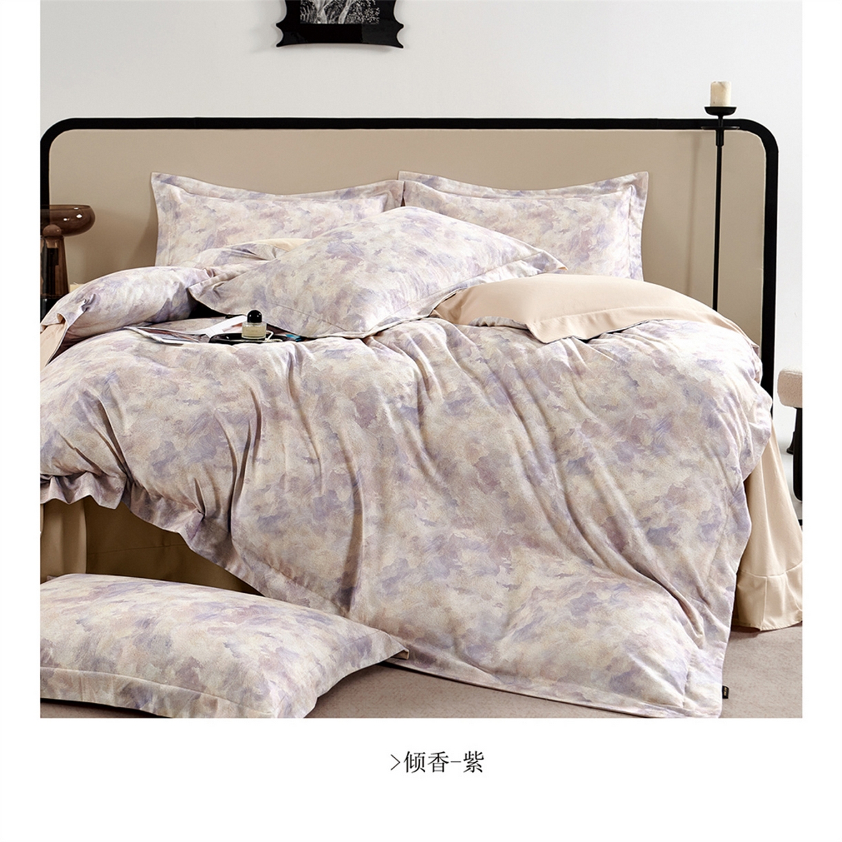 91家纺网 家纺一手货源 找家纺 （总）芯丝路枕业  2025新款全棉印花磨毛工艺款四件套