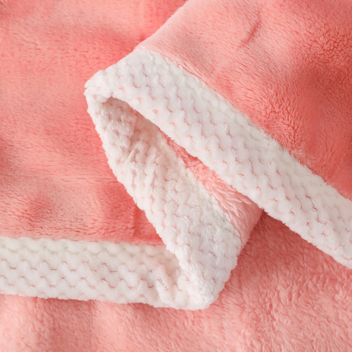 91家纺网 家纺一手货源 找家纺 梦洋家纺 2025新款双面兔毛绒毛毯 桔色