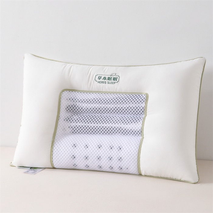 91家纺网 家纺一手货源 找家纺 （总）大熊枕芯 2025新款草本棉棉决明子护颈枕枕头枕芯