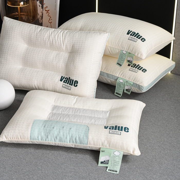 91家纺网 家纺一手货源 找家纺 大熊枕芯 2025新款A类云柔舒适value枕头枕芯 组合图仅供展示