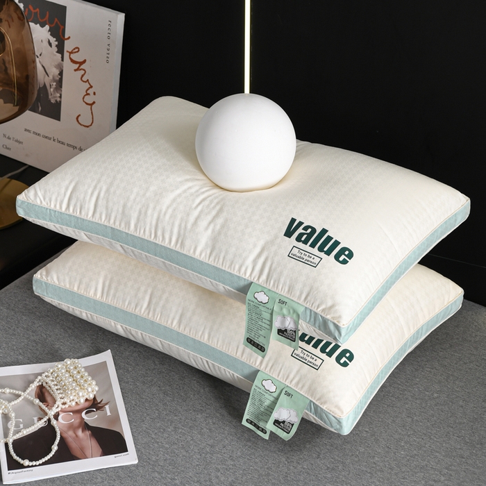 91家纺网 家纺一手货源 找家纺 大熊枕芯 2025新款A类云柔舒适value枕头枕芯 立体高枕