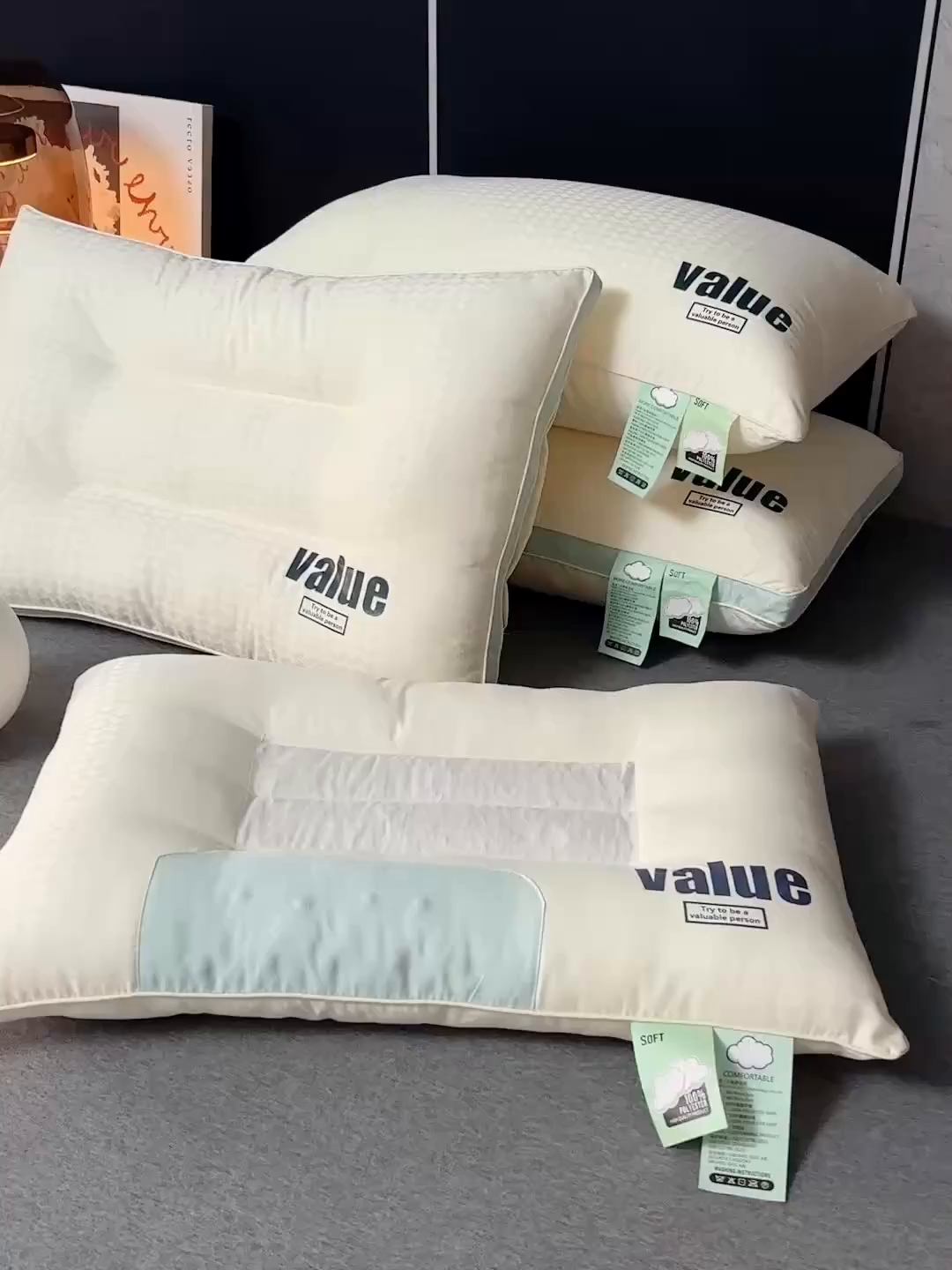 91家纺网 家纺一手货源 找家纺 （总）大熊枕芯 2025新款A类云柔舒适value枕头枕芯