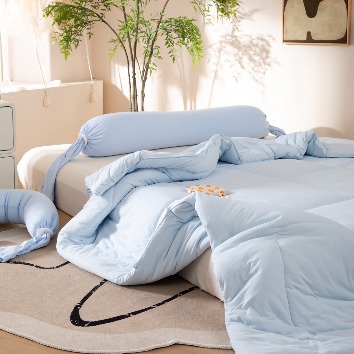 91家纺网 家纺一手货源 找家纺 （总）LADYCOCO可可家居 2025新款LULU恒温水洗德绒被被子被芯