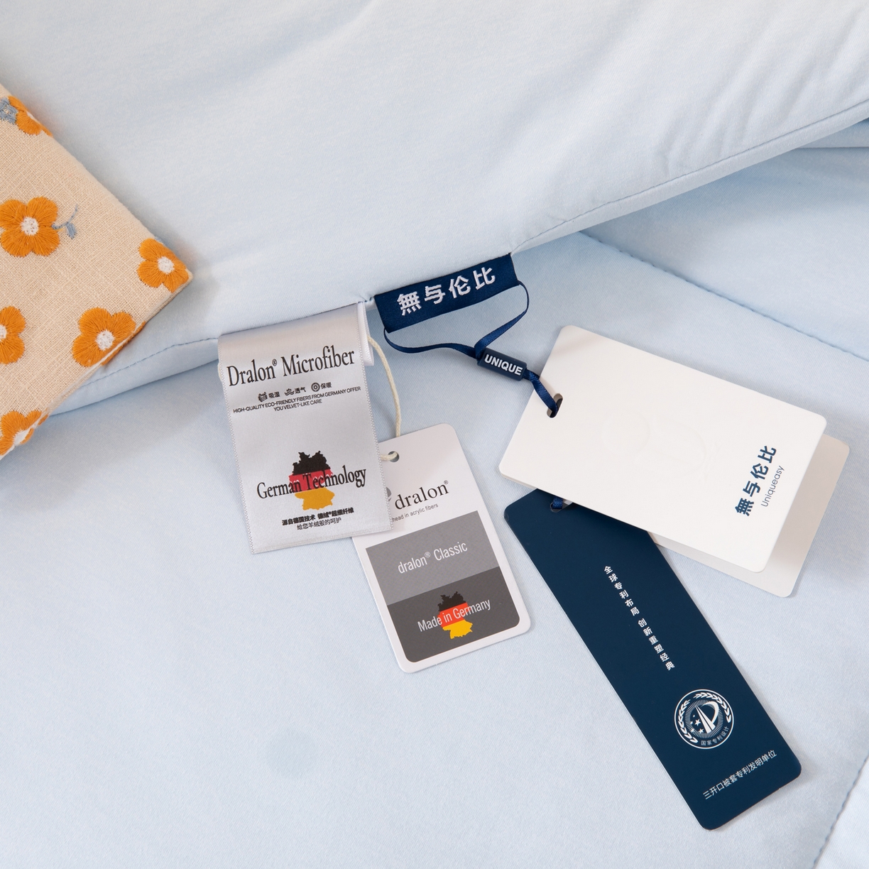 91家纺网 家纺一手货源 找家纺 LADYCOCO可可家居 2025新款LULU恒温水洗德绒被被子被芯 天蓝色