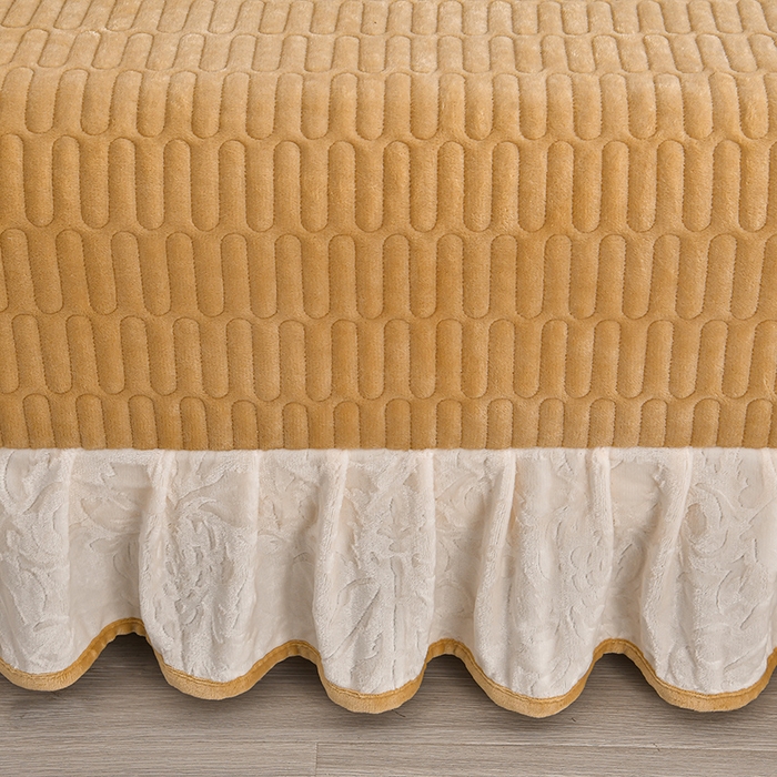 91家纺网 家纺一手货源 找家纺 星窝家纺 2025新款雕花绒床盖四件套 控价标准139（直播拼多多淘宝）灵动奶白+咖