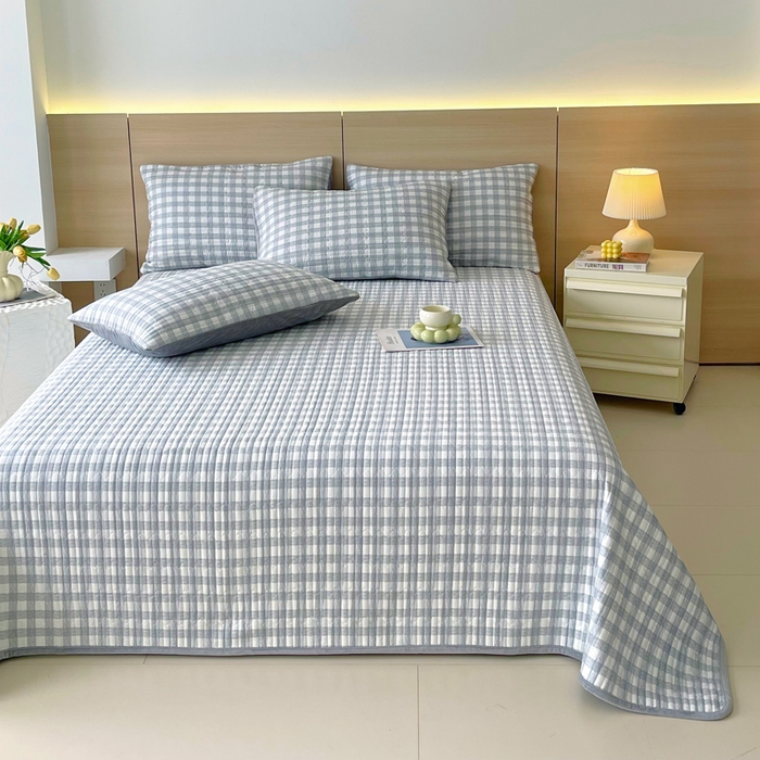 91家纺网 家纺一手货源 找家纺 春皖家纺 2025新款A类棉加绒多功能床盖 交织