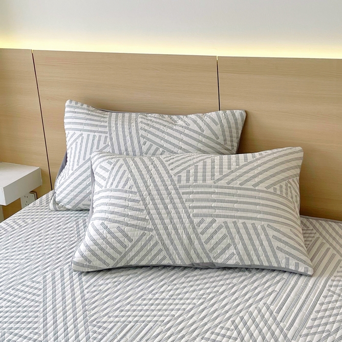 91家纺网 家纺一手货源 找家纺 春皖家纺 2025新款A类棉加绒多功能床盖 律动