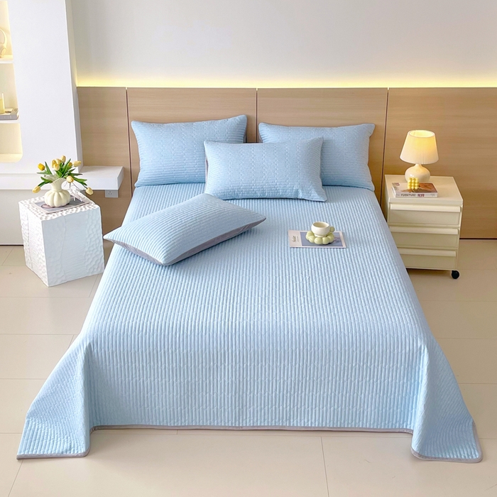 春皖家纺 2025新款A类棉加绒多功能床盖 流星雨