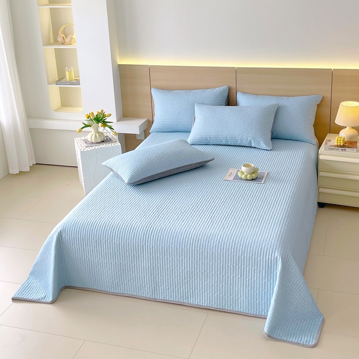 91家纺网 家纺一手货源 找家纺 春皖家纺 2025新款A类棉加绒多功能床盖 流星雨