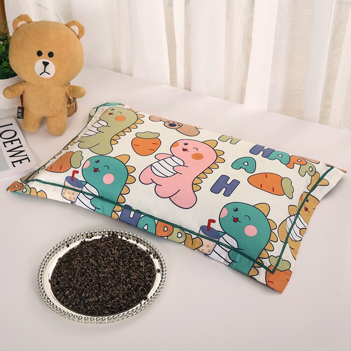 91家纺网 家纺一手货源 找家纺 明星枕业 2025新款60S长绒棉全棉纯棉儿童枕套30*50枕头幼儿园宝宝卡通枕芯套单枕套 单枕套-吃货小恐龙