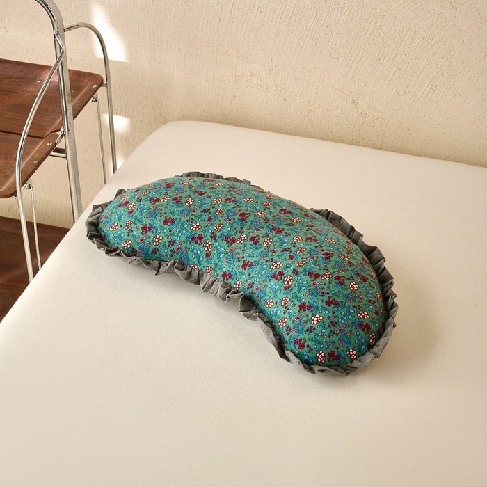 91家纺网 家纺一手货源 找家纺 （总）明星枕业 2025新款全棉磨毛荞麦枕头枕芯花边饺子形枕全荞麦壳月牙护颈枕枕头枕芯