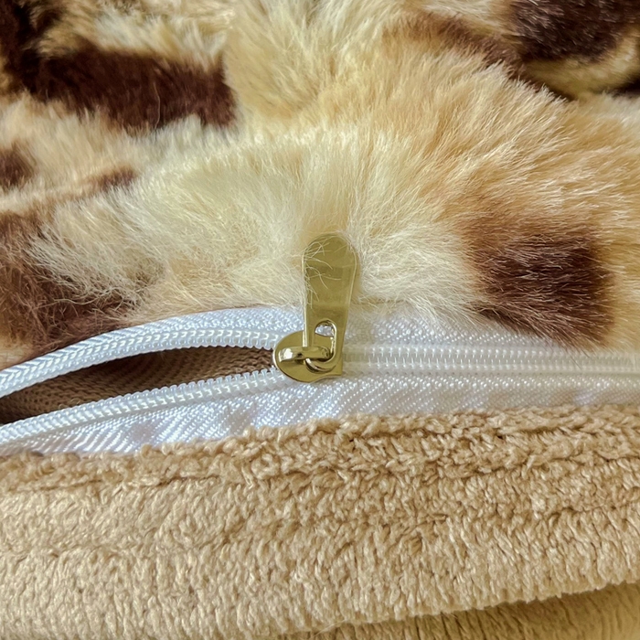 91家纺网 家纺一手货源 找家纺 梦莱斯 2025新款亲肤舒适兔毛印花牛奶绒保暖四件套一美拉德系 咖啡豹圈