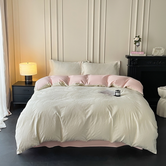 91家纺网 家纺一手货源 找家纺 （总）云锦家居 2025新款秋冬50双股磨毛提花四件套