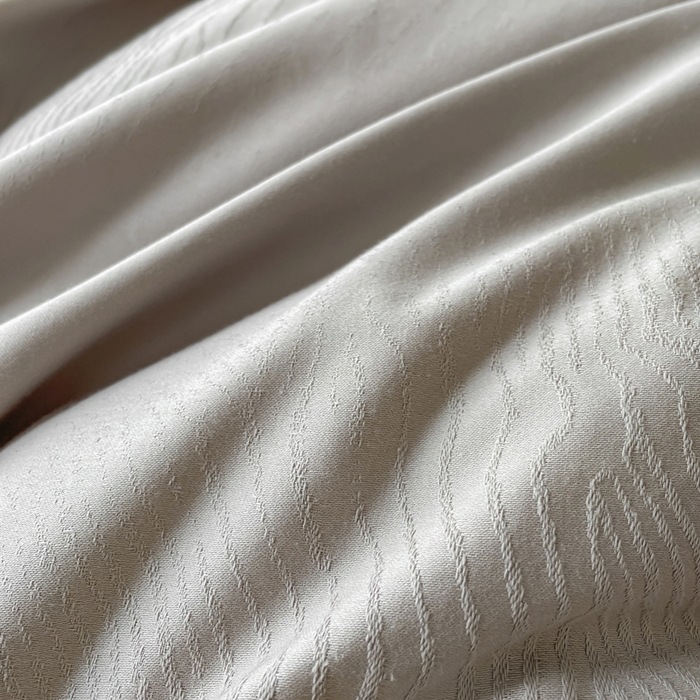 91家纺网 家纺一手货源 找家纺 云锦家居 2025新款秋冬50双股磨毛提花四件套 静水-咖灰