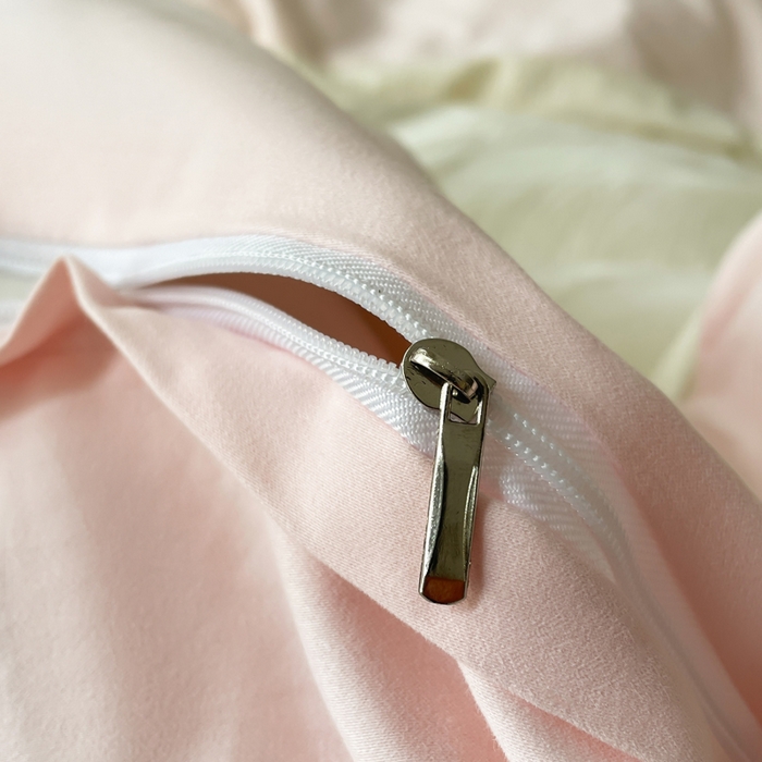 91家纺网 家纺一手货源 找家纺 云锦家居 2025新款秋冬50双股磨毛提花四件套 雅韵-粉白