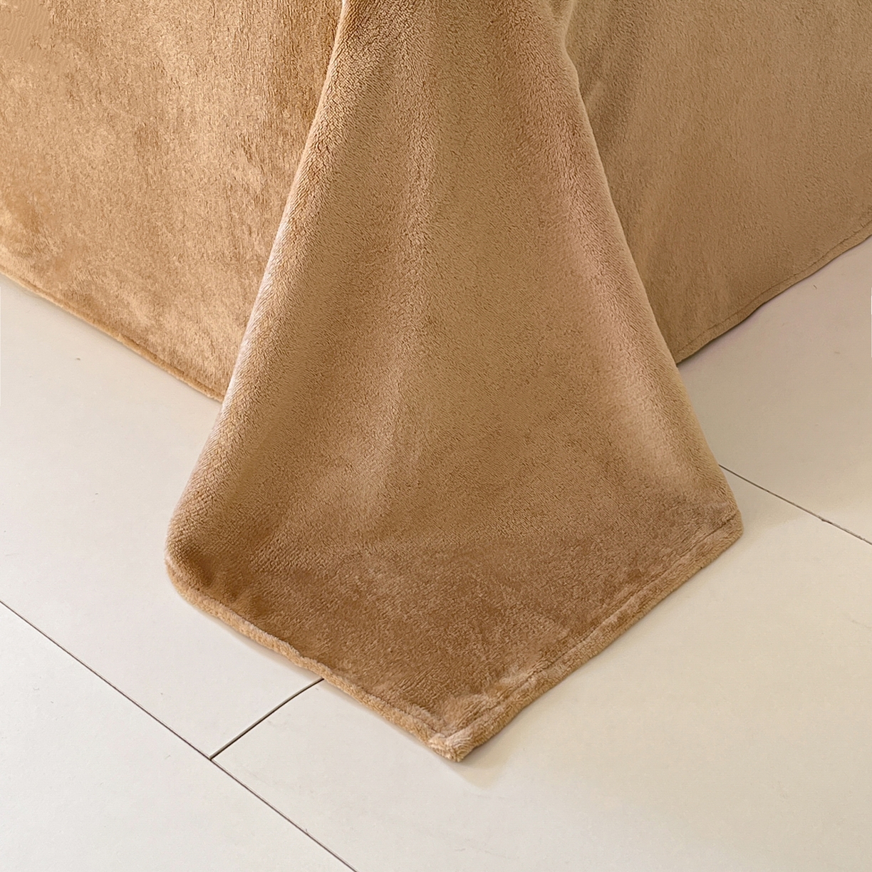 91家纺网 家纺一手货源 找家纺 如一 2025新款卡通毛巾绣系列牛奶绒四件套 拉布饼干