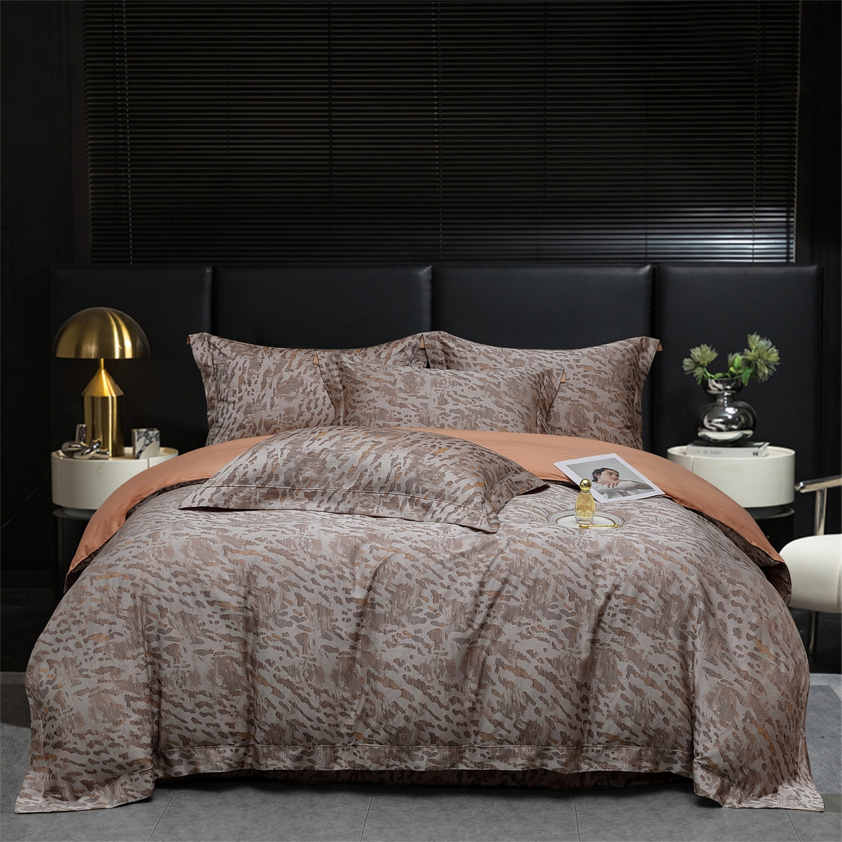 91家纺网 家纺一手货源 找家纺 （总）OL家纺 2025新款天丝棉色织大提花四件套系列