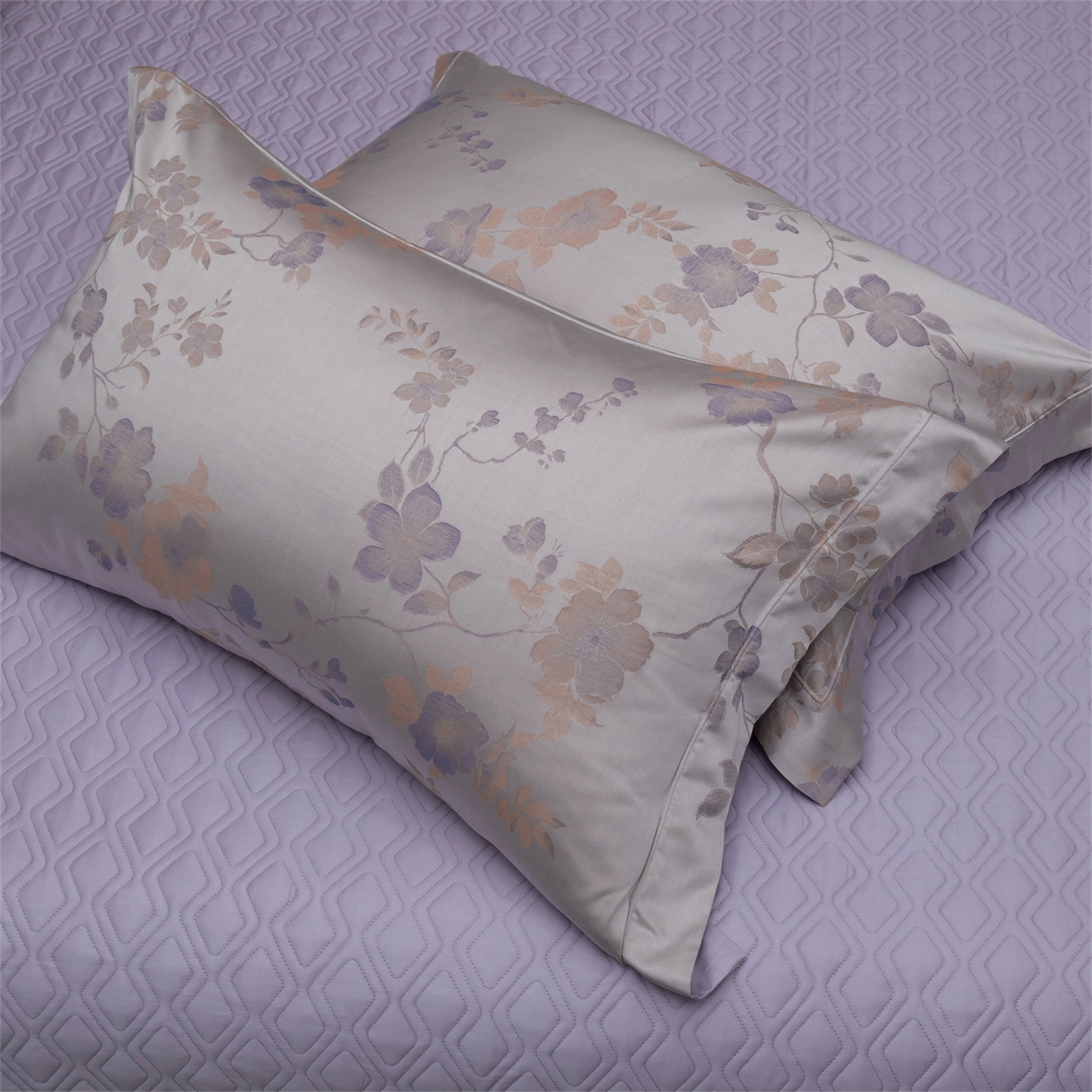 91家纺网 家纺一手货源 找家纺 （总）OL家纺 2025新款天丝棉色织大提花四件套系列