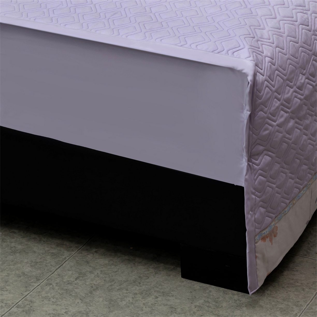 91家纺网 家纺一手货源 找家纺 OL家纺 2025新款天丝棉色织大提花四件套系列 绯色时空-紫