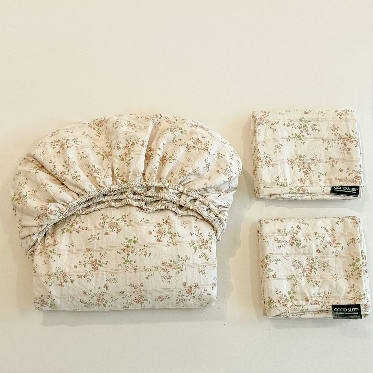 91家纺网 家纺一手货源 找家纺 多乐家纺 2025新款韩系花卉加厚舒柔棉印花单床笠 床笠三件套 春日