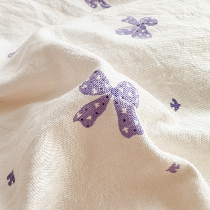 91家纺网 家纺一手货源 找家纺 可思家纺 2025新款法式古法水洗棉印花四件套 星垂