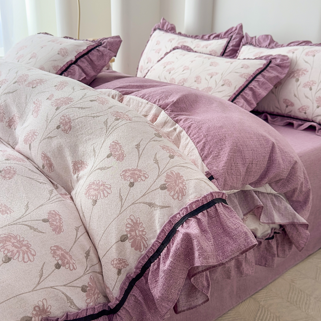 91家纺网 家纺一手货源 找家纺 可思家纺 2024新款儿童全棉豆豆枕枕头枕芯 恐龙时代30*50cm一只