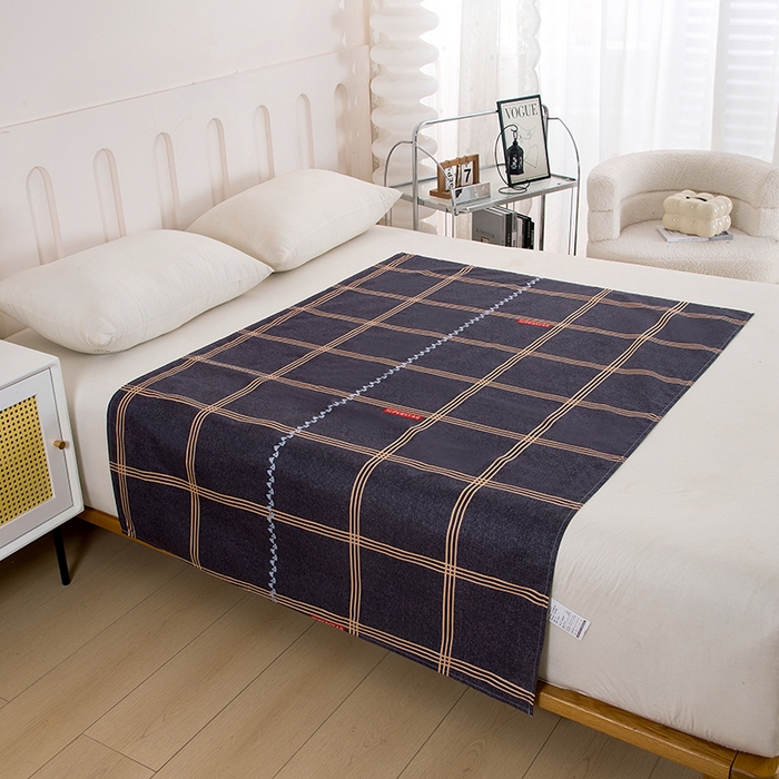 91家纺网 家纺一手货源 找家纺 茗婷家纺 2025新款老人宝宝防水隔尿垫床单供跨境外贸亚马逊 菲尔灰