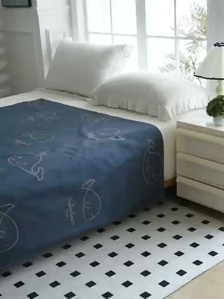 91家纺网 家纺一手货源 找家纺 茗婷家纺 2025新款老人宝宝防水隔尿垫床单供跨境外贸亚马逊 菲尔灰