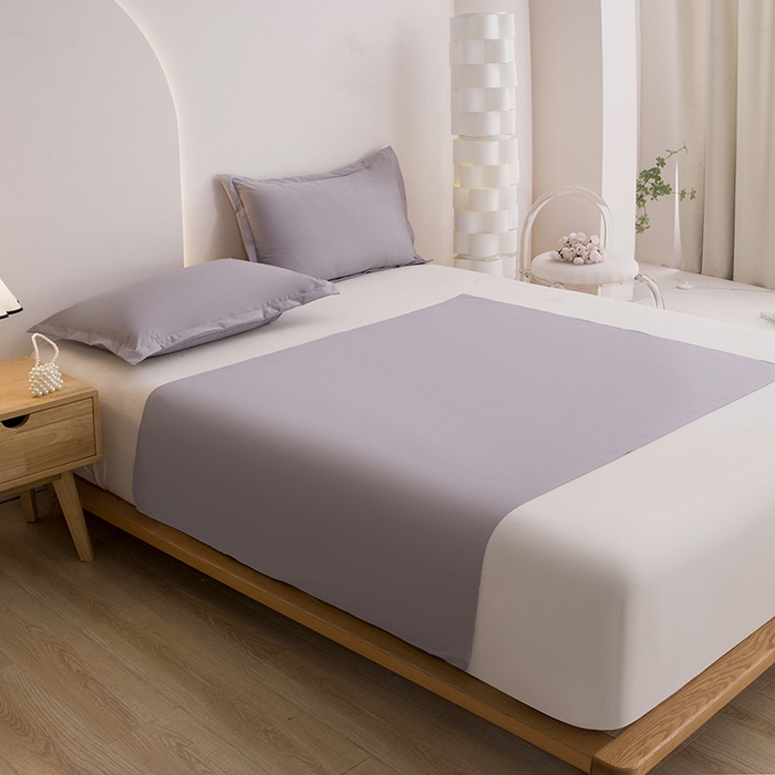 91家纺网 家纺一手货源 找家纺 茗婷家纺 2025新款老人宝宝防水隔尿垫床单供跨境外贸亚马逊 浅灰