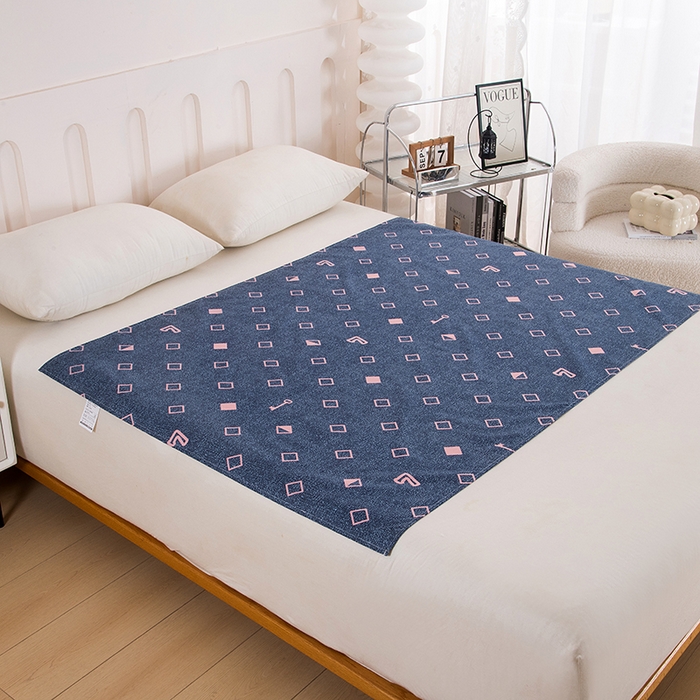 91家纺网 家纺一手货源 找家纺 茗婷家纺 2025新款老人宝宝防水隔尿垫床单供跨境外贸亚马逊 心门