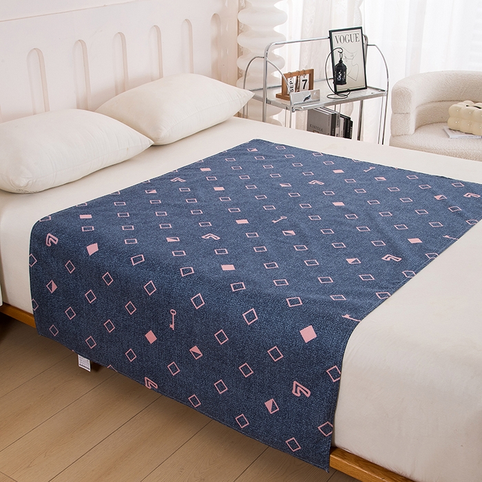 91家纺网 家纺一手货源 找家纺 茗婷家纺 2025新款老人宝宝防水隔尿垫床单供跨境外贸亚马逊 心门