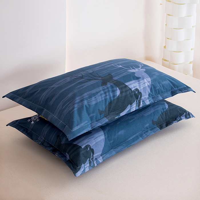 91家纺网 家纺一手货源 找家纺 茗婷家纺 2025新款老人宝宝防水隔尿垫床单供跨境外贸亚马逊 月影麋鹿