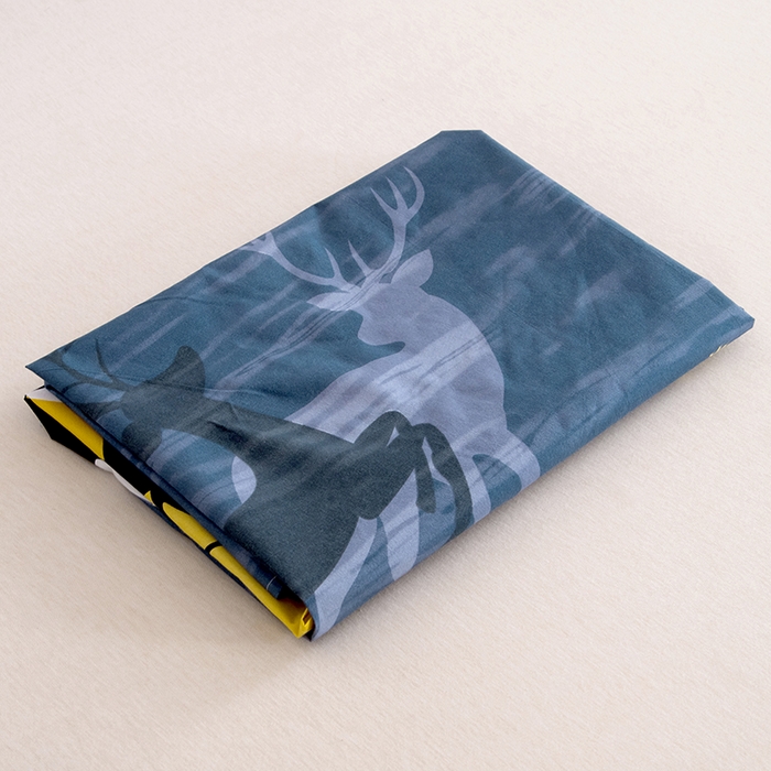 91家纺网 家纺一手货源 找家纺 茗婷家纺 2025新款老人宝宝防水隔尿垫床单供跨境外贸亚马逊 月影麋鹿