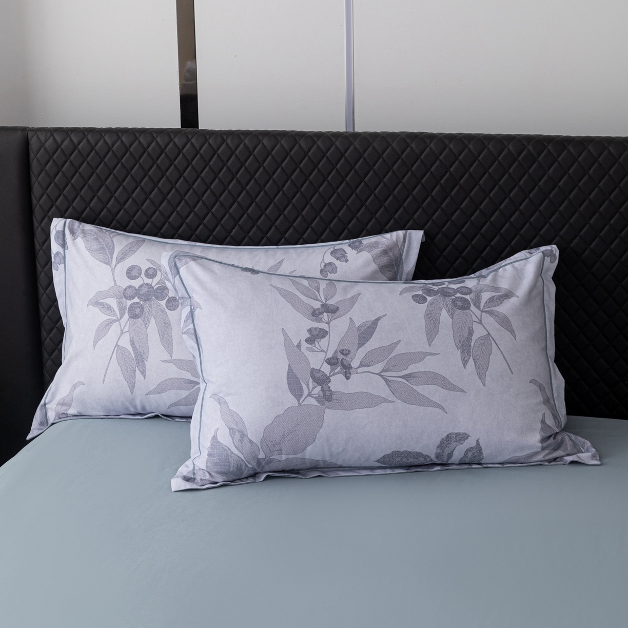 91家纺网 家纺一手货源 找家纺 晶缦家纺 2025新款加厚纯棉全棉磨毛四件套 安梦灰