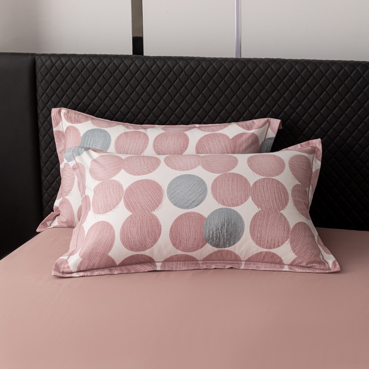 91家纺网 家纺一手货源 找家纺 晶缦家纺 2025新款加厚纯棉全棉磨毛四件套 完美生活豆沙