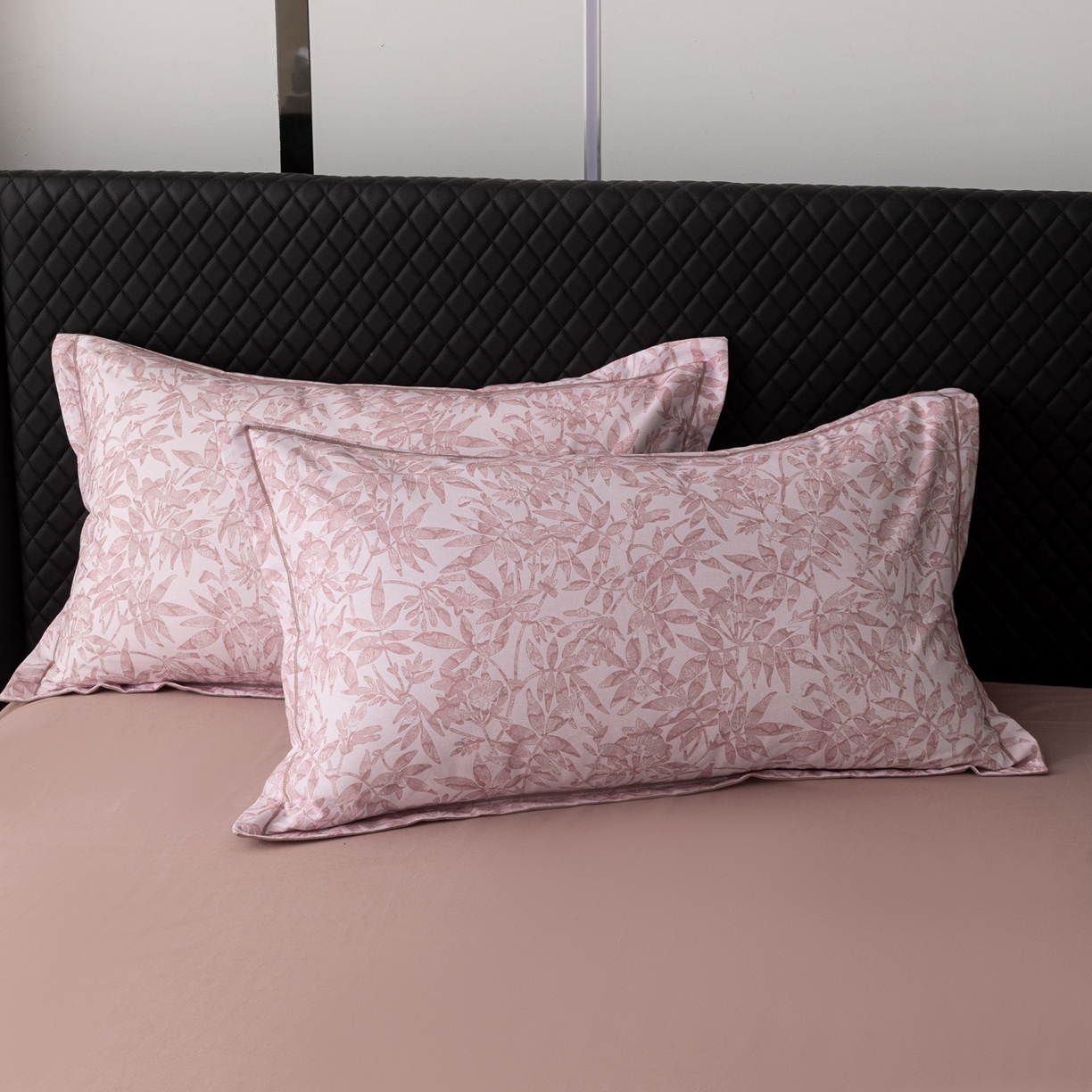 91家纺网 家纺一手货源 找家纺 晶缦家纺 2025新款加厚纯棉全棉磨毛四件套 恋影春天粉