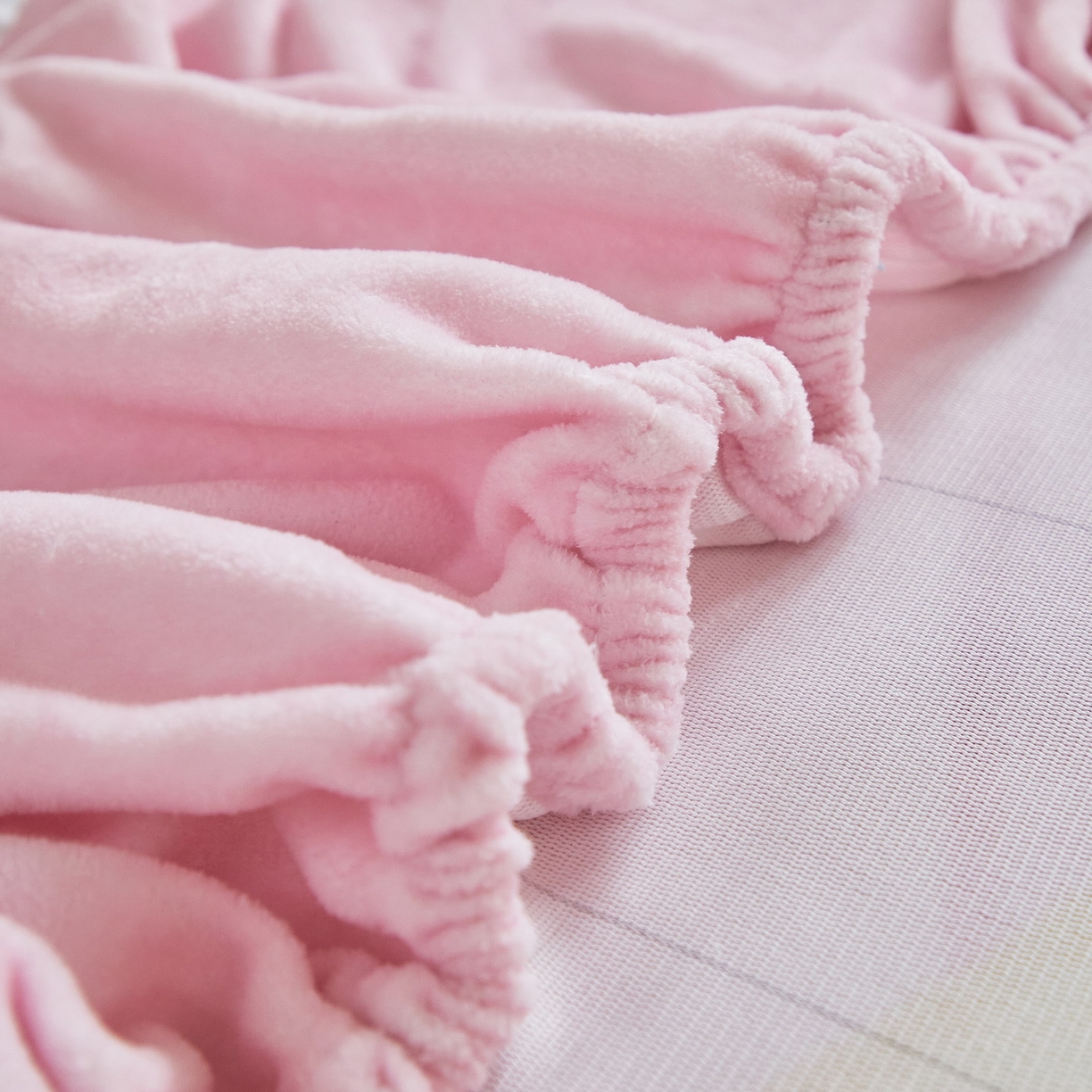 91家纺网 家纺一手货源 找家纺 蘭菲家纺 2025新款小马宝莉牛奶绒单床笠 床笠单件 粉色(宝莉)