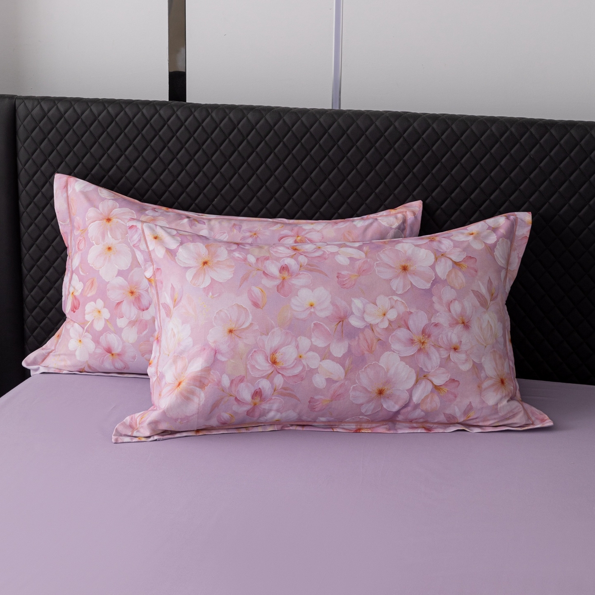 91家纺网 家纺一手货源 找家纺 晶缦家纺 2025新款加厚纯棉全棉磨毛四件套 寂香冷粉