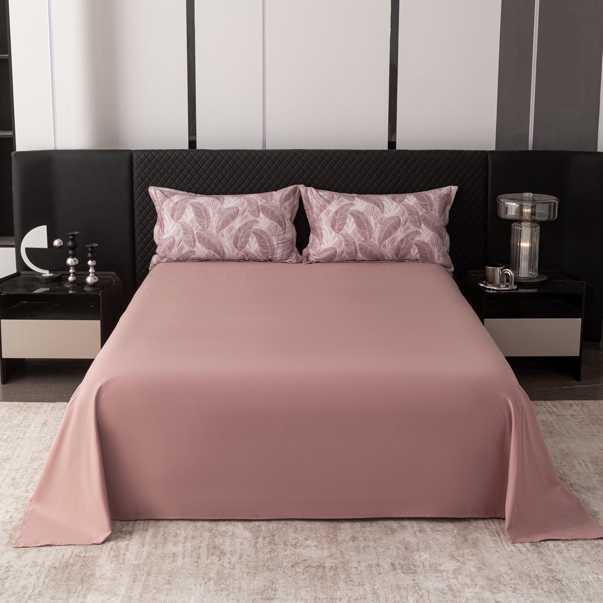 91家纺网 家纺一手货源 找家纺 （总）晶缦家纺 2025新款加厚纯棉全棉磨毛四件套