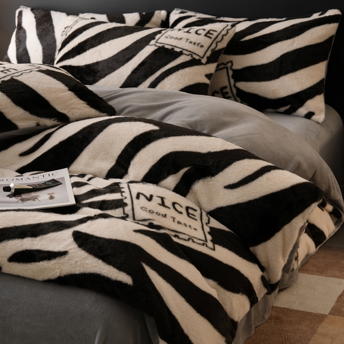 91家纺网 家纺一手货源 找家纺 （总）梦纤绒 2025新款兔毛绒四件套