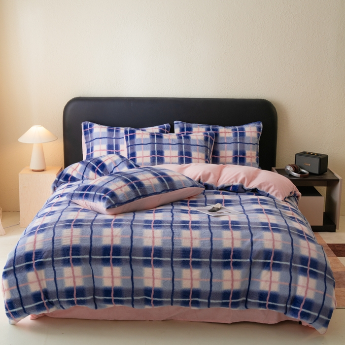 91家纺网 家纺一手货源 找家纺 （总）梦纤绒 2025新款兔毛绒四件套