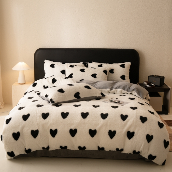 91家纺网 家纺一手货源 找家纺 （总）梦纤绒 2025新款兔毛绒四件套