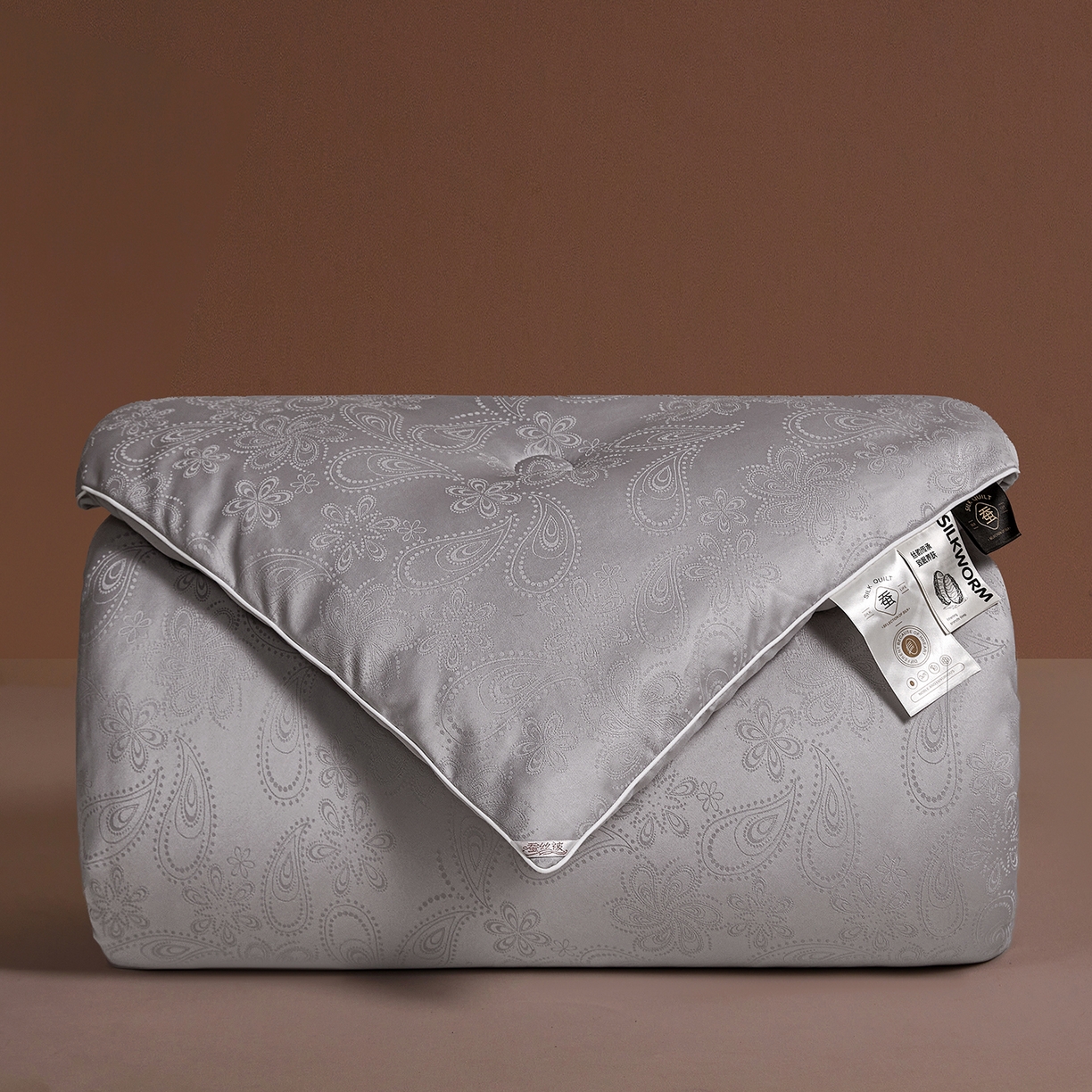 91家纺网 家纺一手货源 找家纺 （总）欢乐季 2025新款贡缎提花蚕丝被 被子被芯