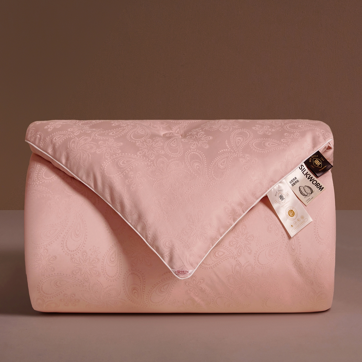 91家纺网 家纺一手货源 找家纺 （总）欢乐季 2025新款贡缎提花蚕丝被 被子被芯